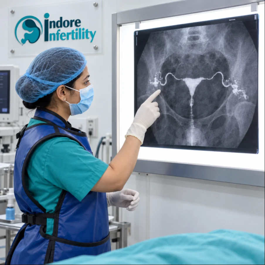 Tubal patency testing before IVF