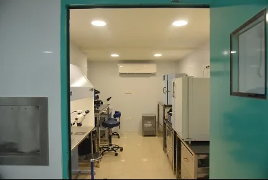 Lab entrance