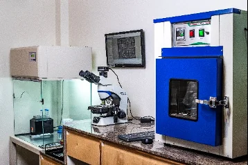 Advanced andrology lab with incubator and microscope