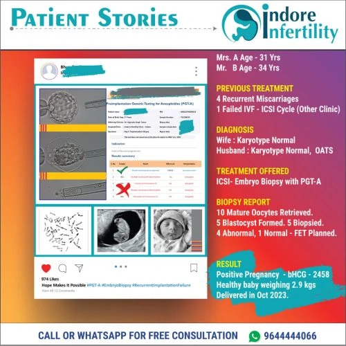 Patient story with PGT-A testing after four miscarriages