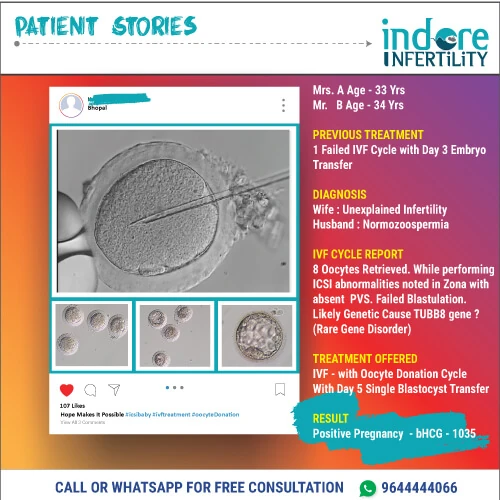 Patient story about a rare oocyte genetic mutation and donor eggs