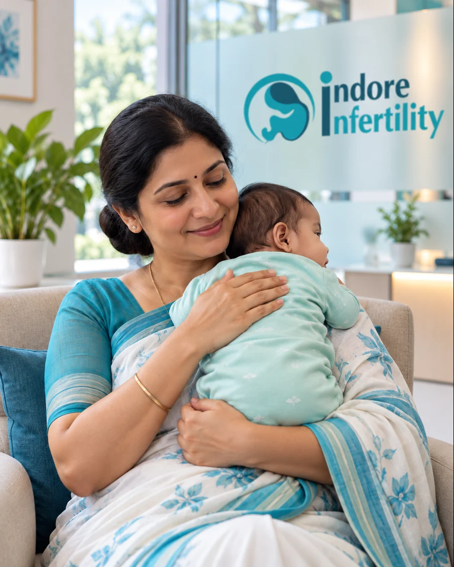 Fertility treatment and happy family
